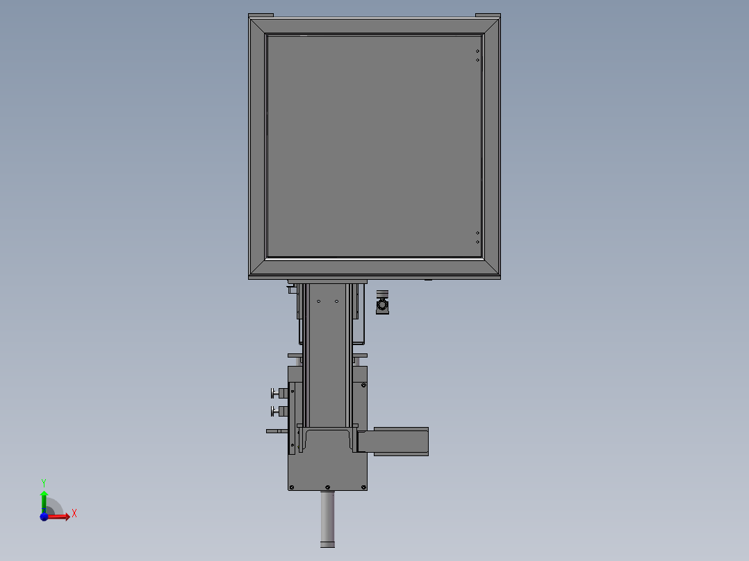 气密性试验机（sw16可编辑+工程图）前视图