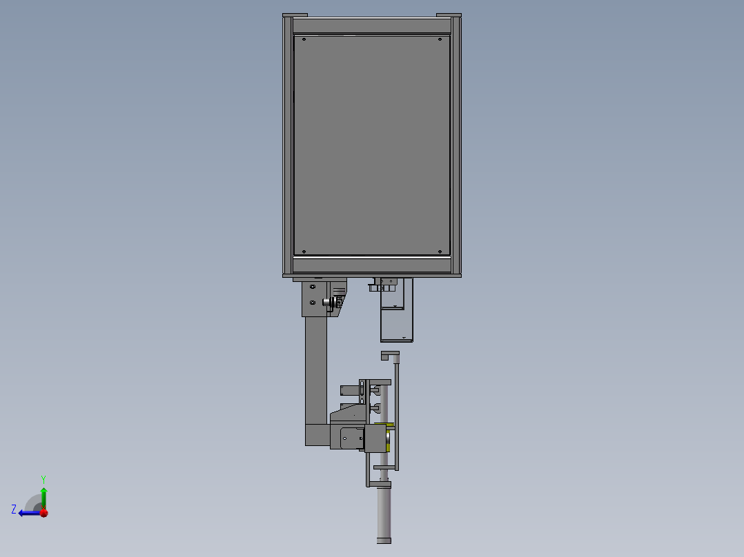 气密性试验机（sw16可编辑+工程图）右视图