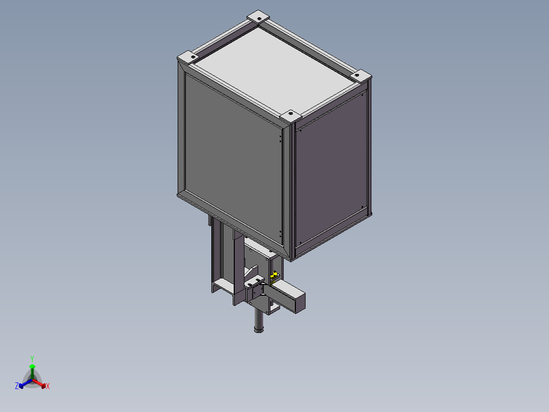 气密性试验机（sw16可编辑+工程图）正等轴测图