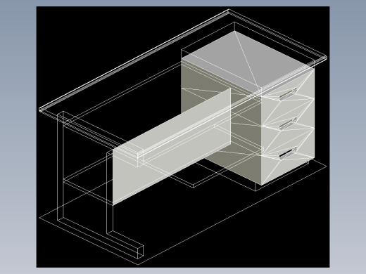 室内家具及植物的维模型十二-B033缩略图