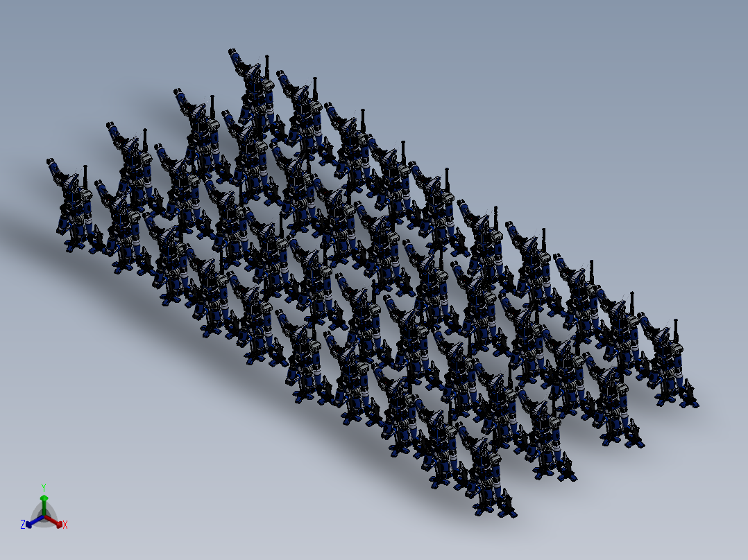 概念机器人（未来机械人）3D模型正等轴测图