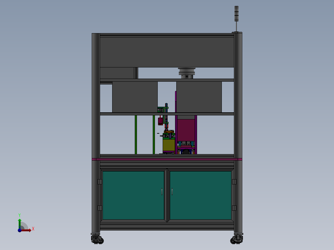 ST5O-2015半自动上料旋合机前视图