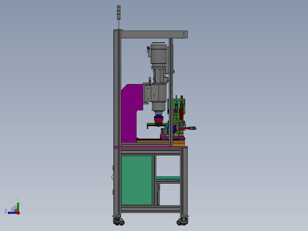 ST5O-2015半自动上料旋合机右视图
