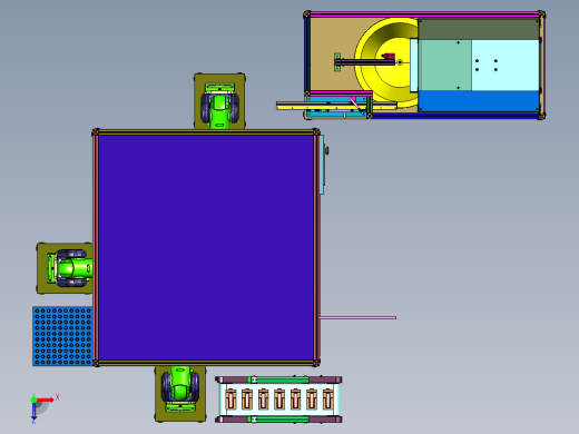 塑料壳自动化智能型焊接机俯视缩略图