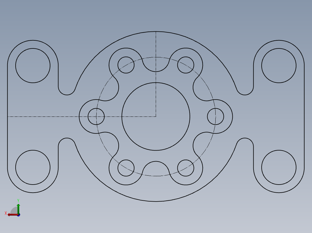 SW建模练习题-exercise 92后视图