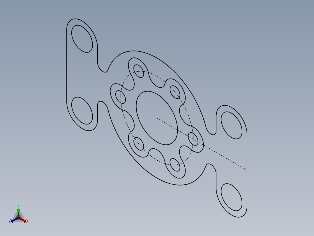 SW建模练习题-exercise 92正等轴测图