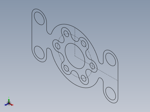 SW建模练习题-exercise 92正等轴测缩略图