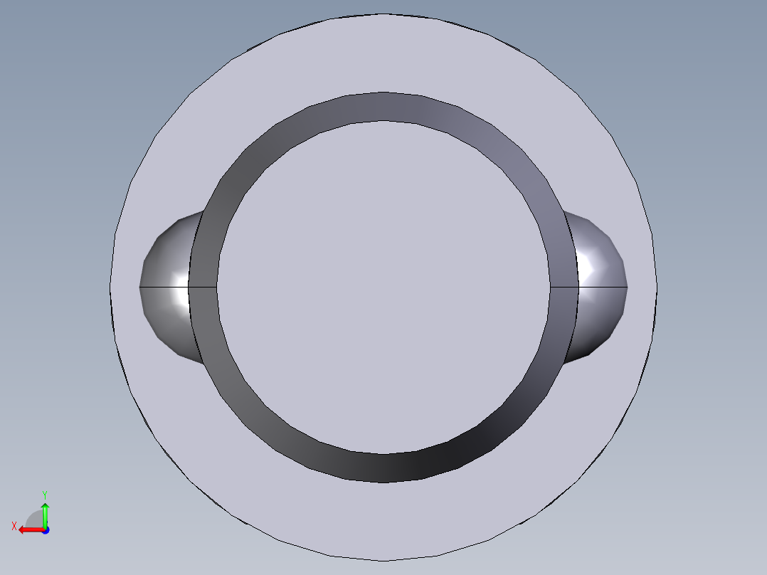 定位扣件(A)2237,2238-3D多系列多零件图纸模型后视图