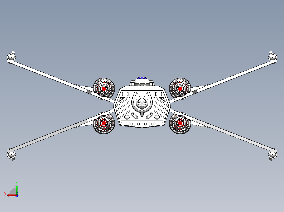 猎户座飞船后视图