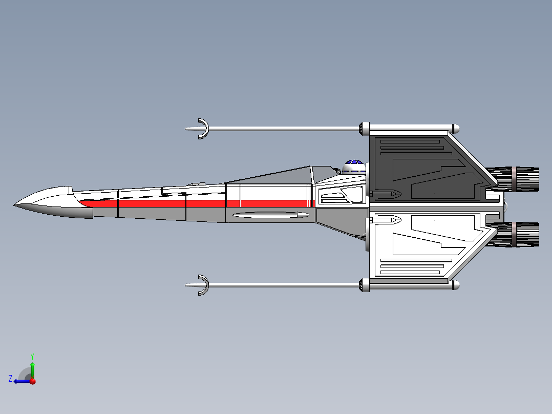 猎户座飞船右视图