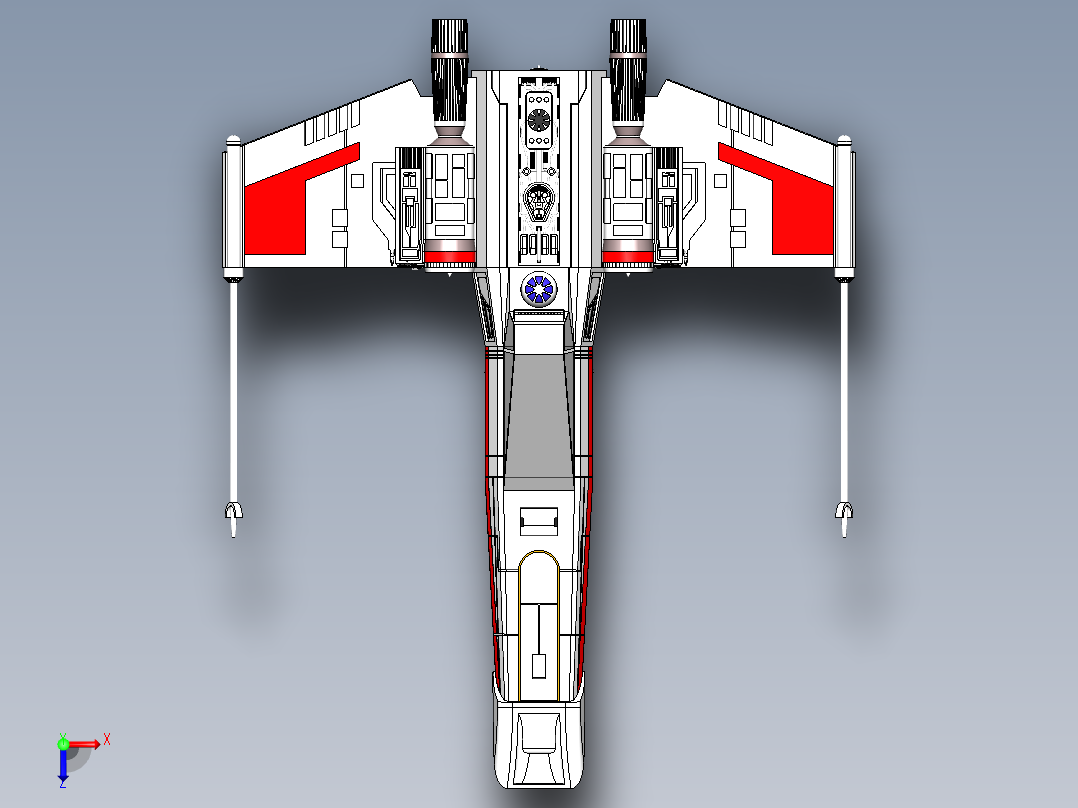 猎户座飞船俯视图