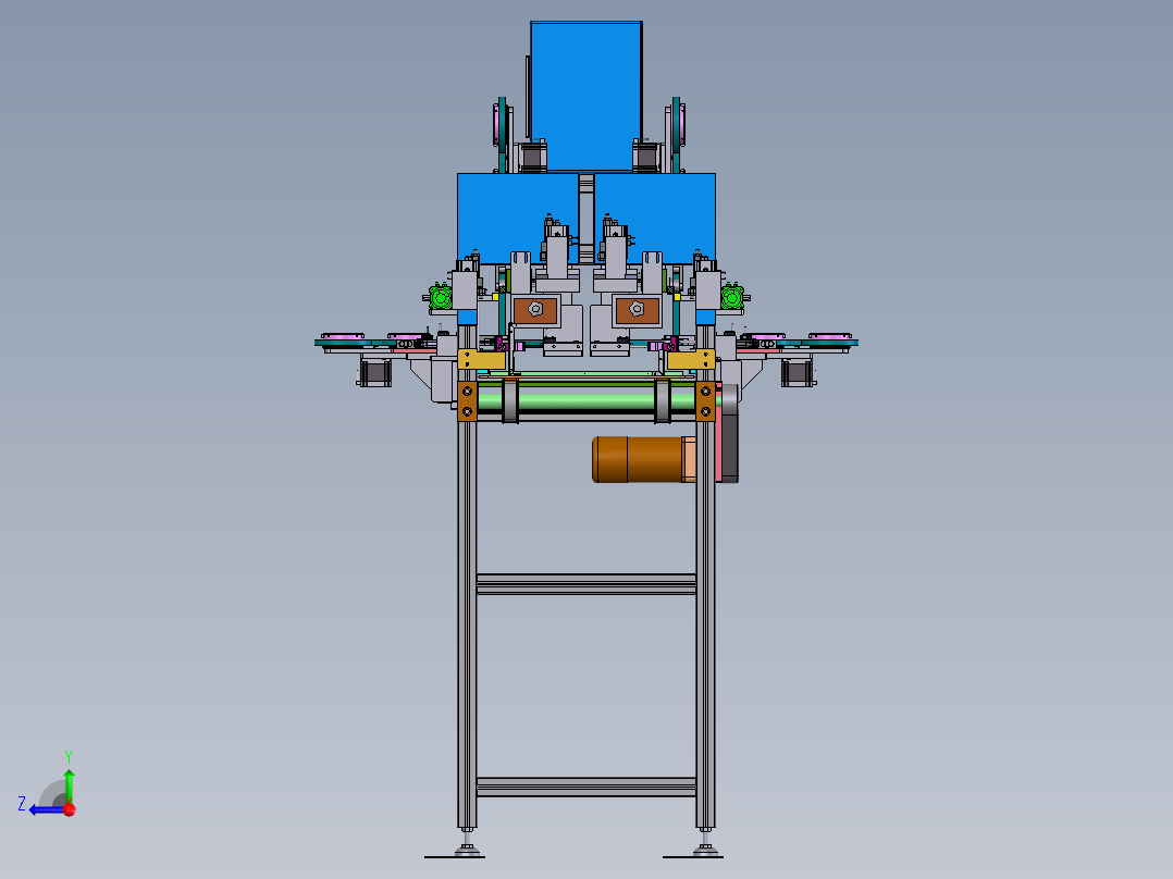 G754 自动贴胶线设备整理版右视图