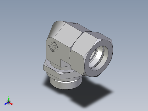 卡套式工业通用硬管接头EO_Adjustable_Locknut_elbow_WEE28LMORCF