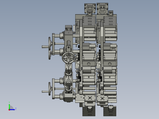 阀门快速拧紧装置左视缩略图