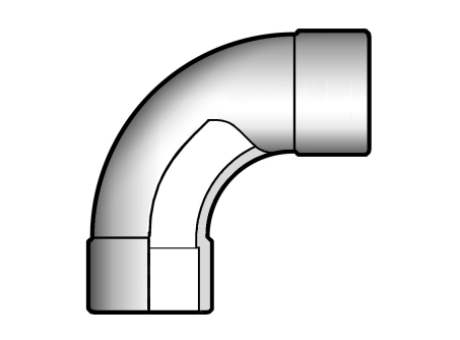 1SLV 90长半径弯曲（r）与溶剂焊接插座缩略图