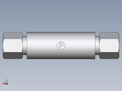 卡套式工业通用硬管接头EO_Weld_bulkhead_fitting_ESV08L后视缩略图