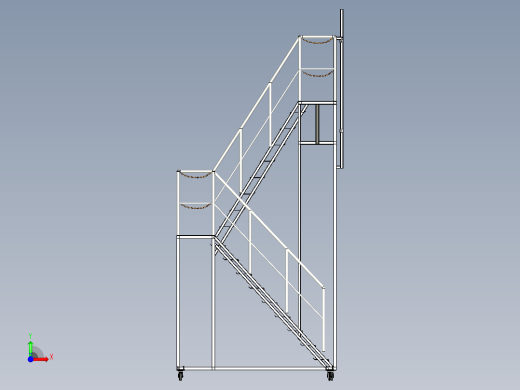 转角登高梯前视缩略图
