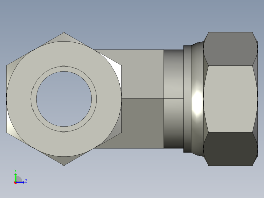 卡套式工业通用硬管接头8_s6bu-s左视缩略图