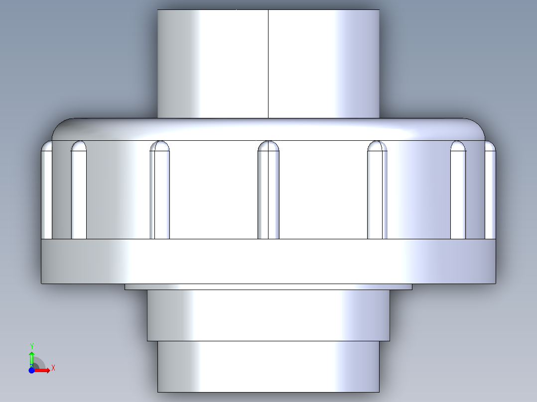 CPVC管件29-Sch80_Union T375_SxS_9897-375-005_0.5in前视图