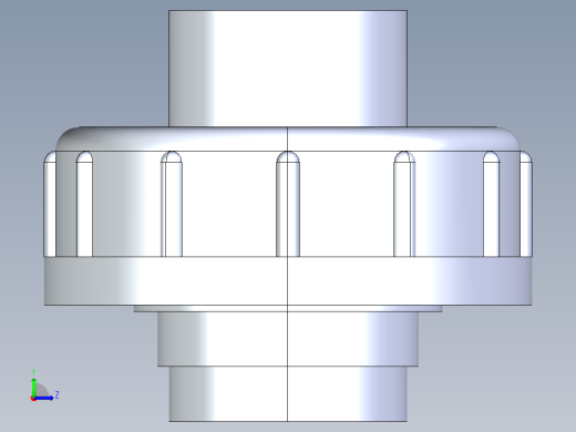 CPVC管件29-Sch80_Union T375_SxS_9897-375-005_0.5in左视缩略图
