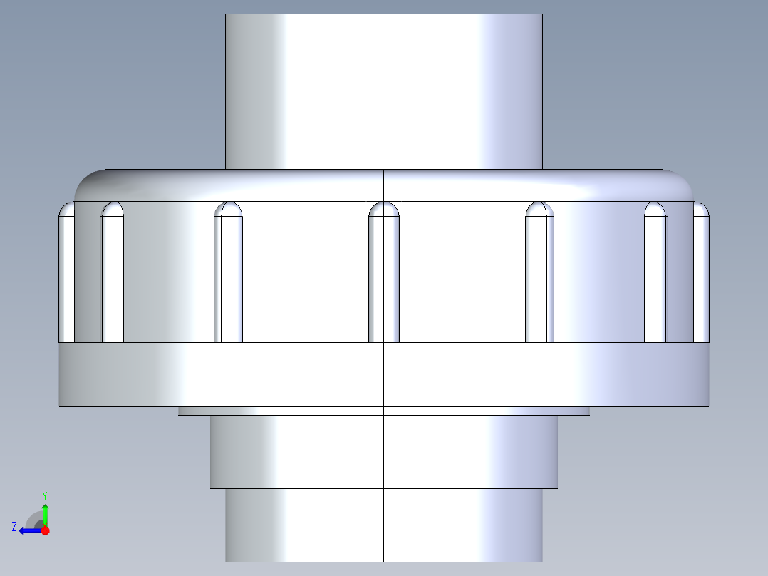 CPVC管件29-Sch80_Union T375_SxS_9897-375-005_0.5in右视图