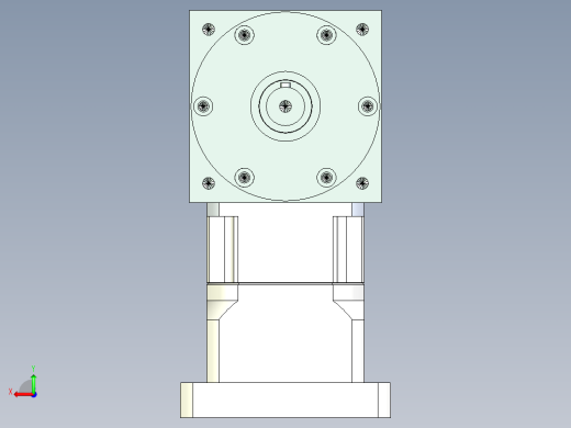 换向器PW110双轴 PGH90-L1 22-110-145-M8.stp后视缩略图