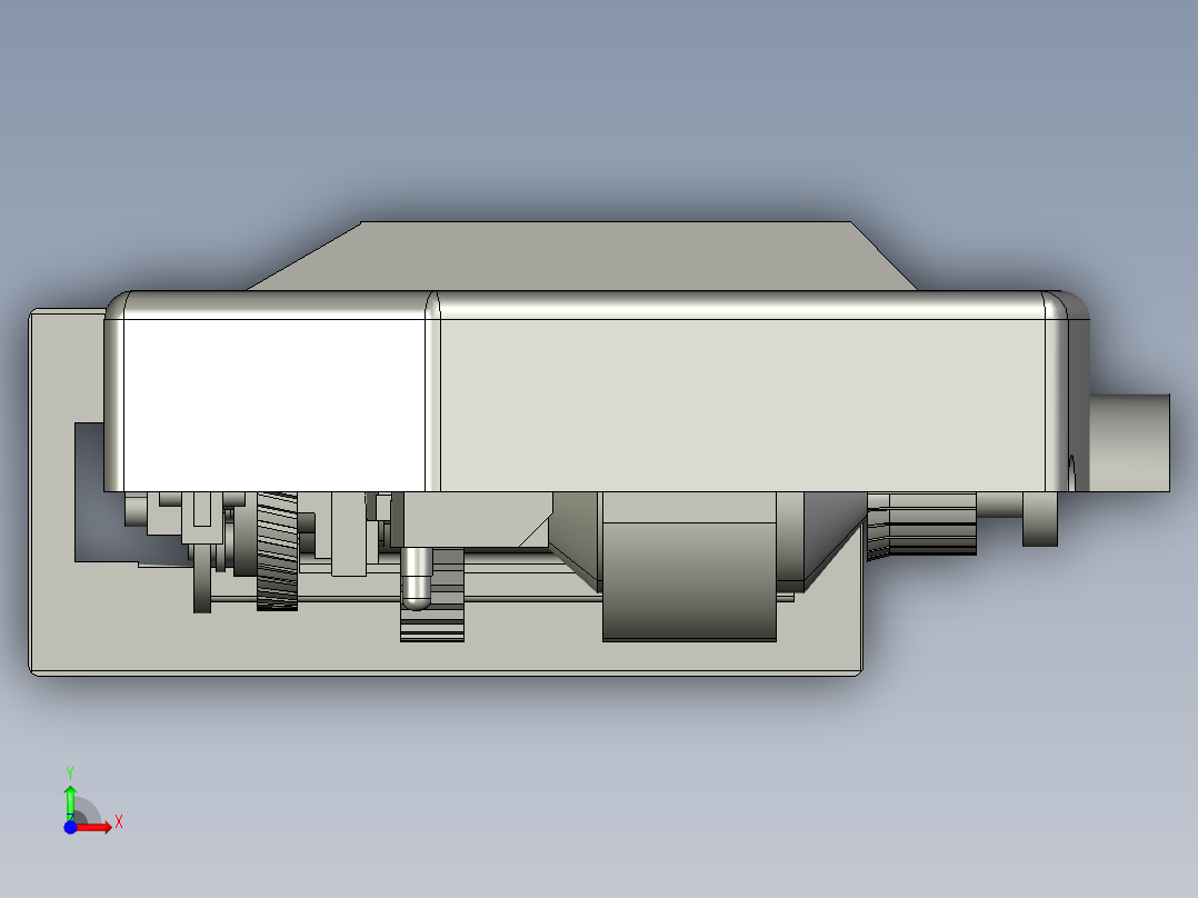 Jigsaw钢丝锯内部结构3D图纸 STP格式前视图