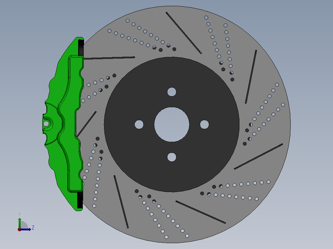 制动器 (25)左视图