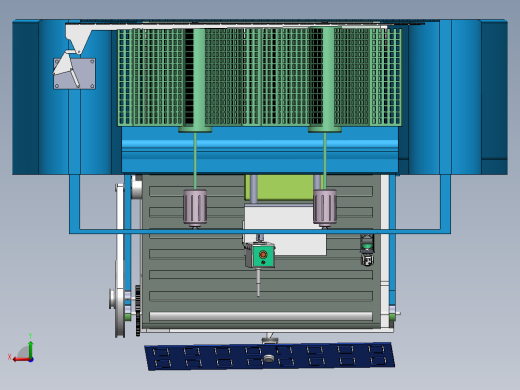 新能源水草清理船结构设计后视缩略图