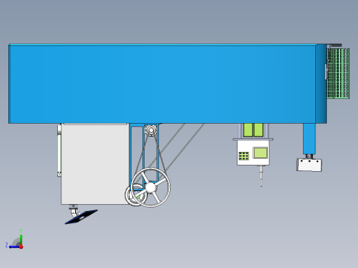 新能源水草清理船结构设计右视缩略图