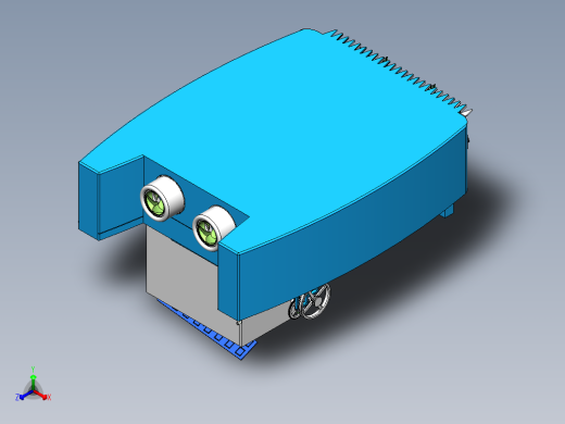 新能源水草清理船结构设计正等轴测缩略图