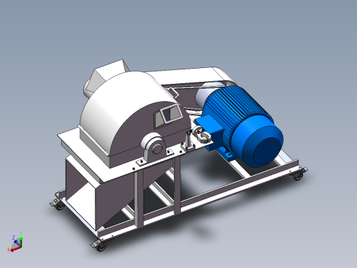 树枝粉碎机建模
