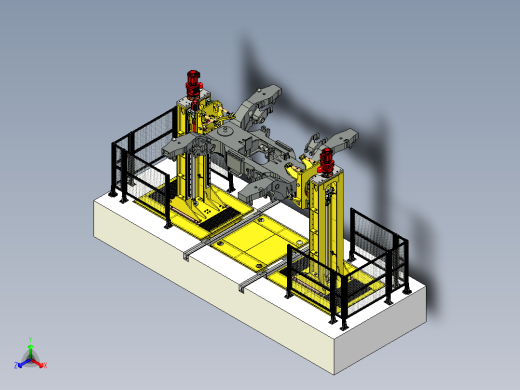 地铁车辆检修设备-构架翻转机