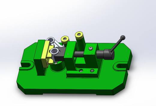 气门摇臂轴支座加工工艺及铣同侧端面夹具设计【含三维SolidWorks】【原创设计】缩略图