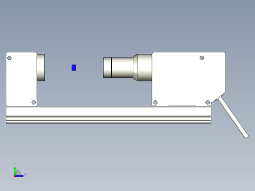 基恩士LS-7010_kc图纸模型左视缩略图