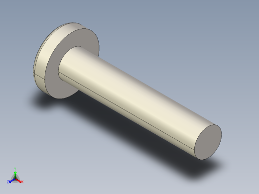 螺丝 M4 十字盘头-M4x20 Screw head.STEP正等轴测缩略图