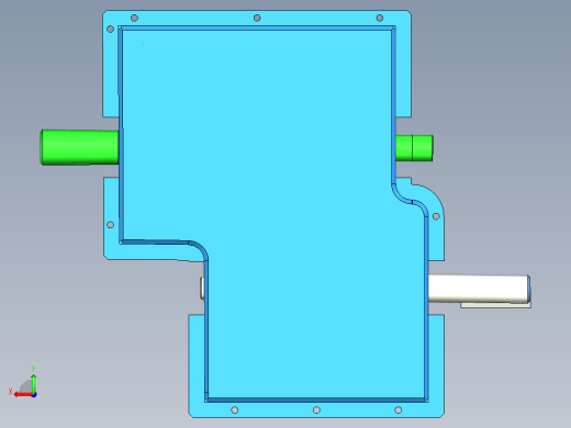 CVT变速箱三维图+CAD图纸设计资料后视缩略图