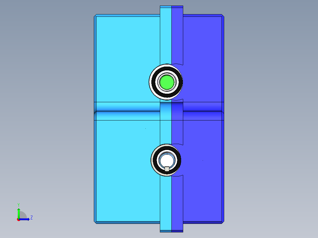CVT变速箱三维图+CAD图纸设计资料左视图