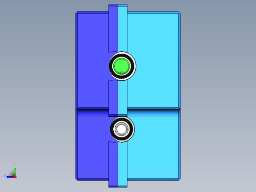 CVT变速箱三维图+CAD图纸设计资料右视缩略图