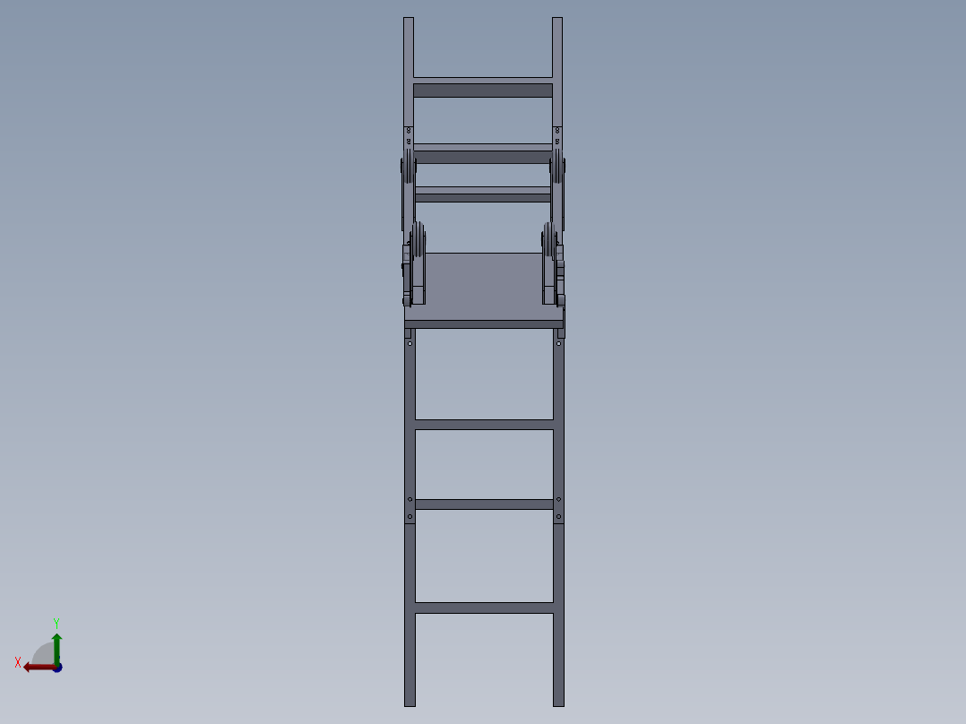 家用型多功能座椅后视图