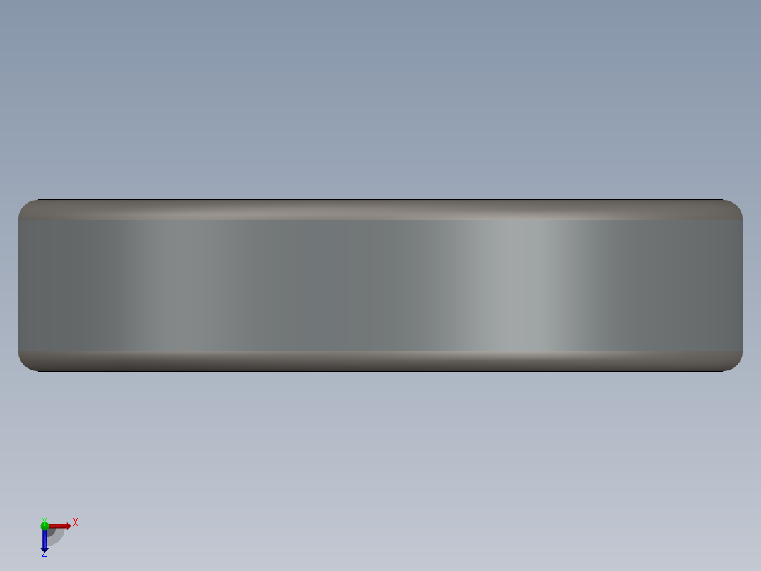 6207滚珠轴承俯视图