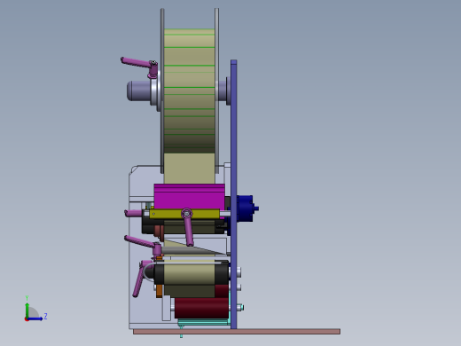 半自动贴标机左视缩略图