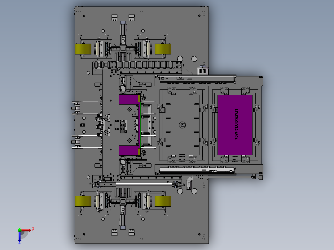 薄膜贴付机sw18可编辑俯视图
