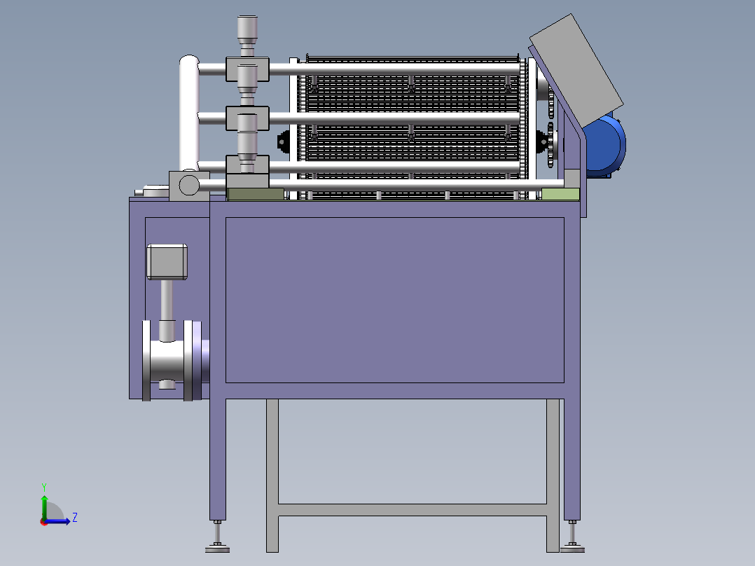 毕设：前胡清洗机sw20可编辑+说明书左视图