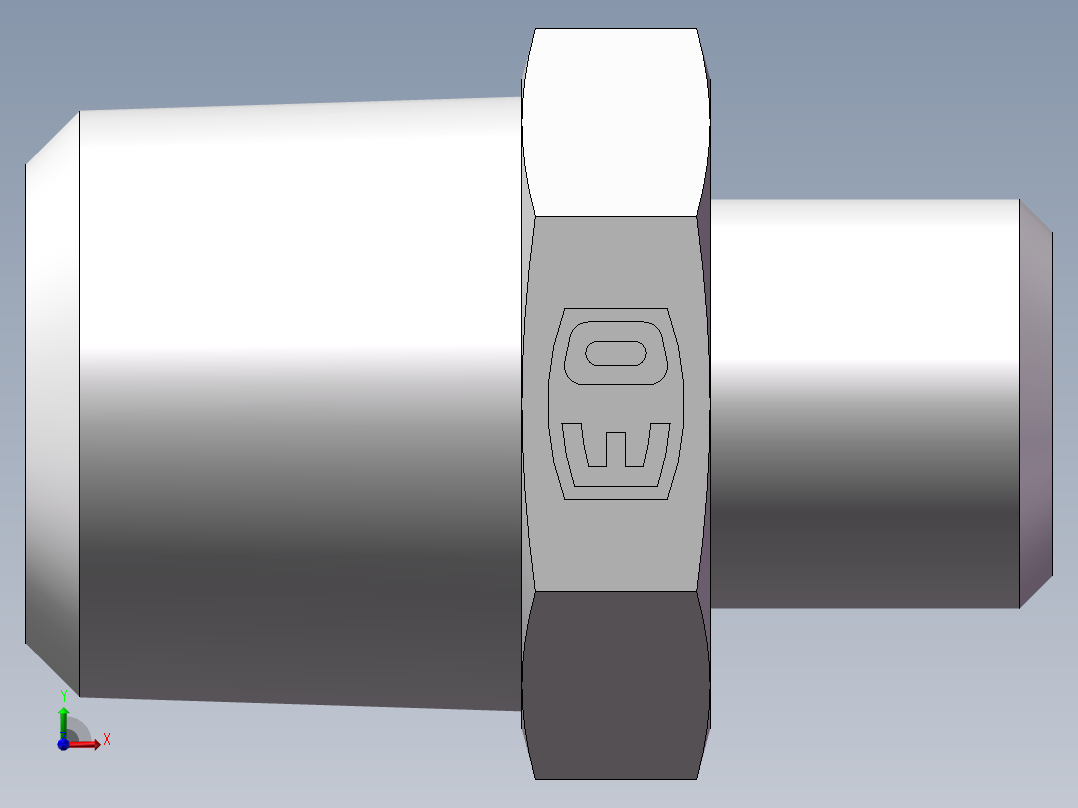美制锥螺纹、1CN-12-06前视图