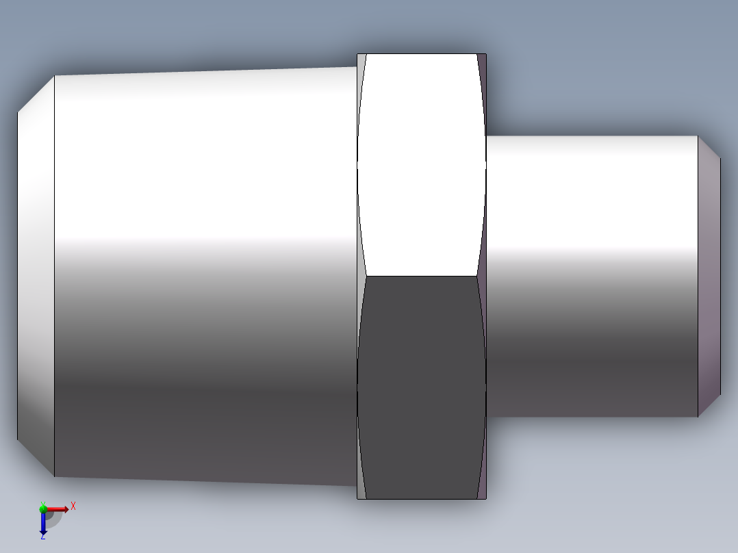 美制锥螺纹、1CN-12-06俯视图