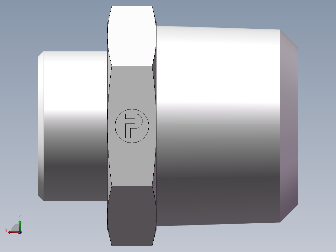 美制锥螺纹、1CN-26-16后视图