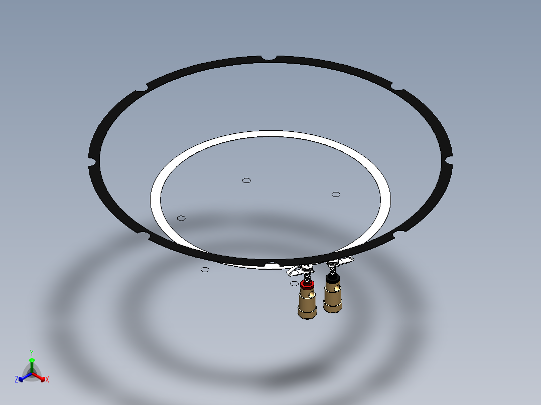 扬声器、喇叭(51)正等轴测图