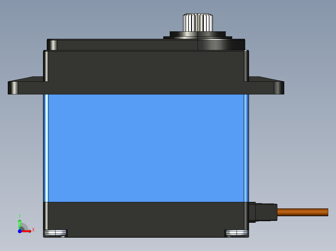 舵机(102)前视图