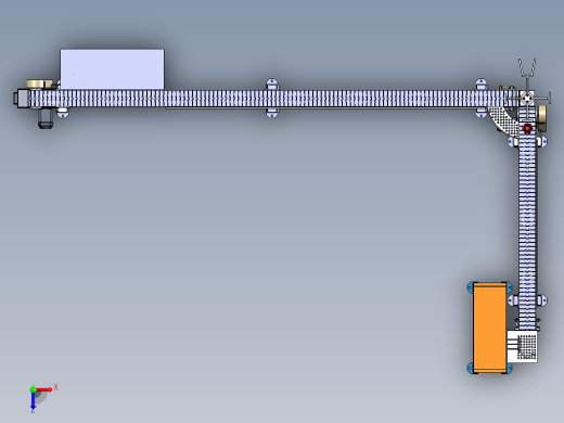 高温输送带及推料机构  XT俯视缩略图